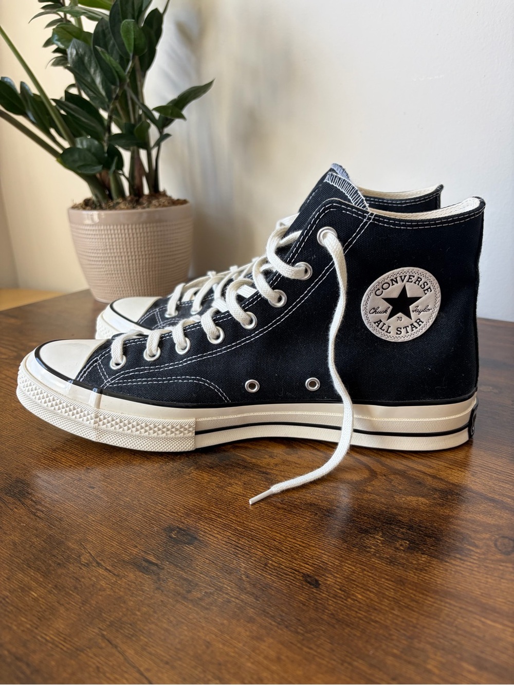 Converse Chuck 70s Canvas Taylor All Star High Top Sneakers - Black PREMIUM NWOT - Picture 3 of 7